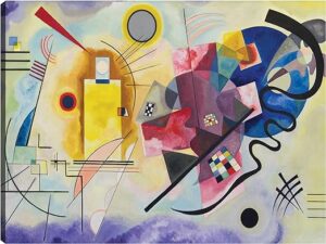amarelo-vermelho-azul de Wassily Kandinsky