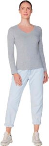 Blusa Básica Feminina Slim Manga Longa