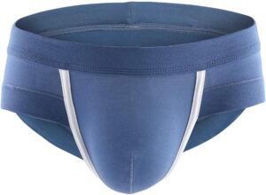 Cueca masculina com costura de seda gelada e bolsa de algodão macio