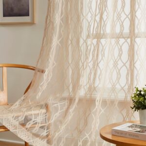 Warm Home Designs Cortinas modernas para sala de estar ou quarto